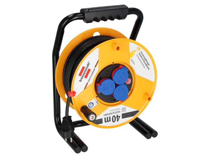 Brennenstuhl Brobusta IP44 Touret de câble industriel/de chantier 40m H07RN-F 3G1\,5\, 1318930