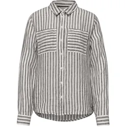 Street One Hemdbluse - Damen - Gr. 38 - dunkelbraun