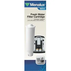 Menalux Frischwasser Filterpatrone, Wasser Filter passend für Vollautomaten von AEG CF, Krups EA 69, Melitta, Siemens, MDF01
