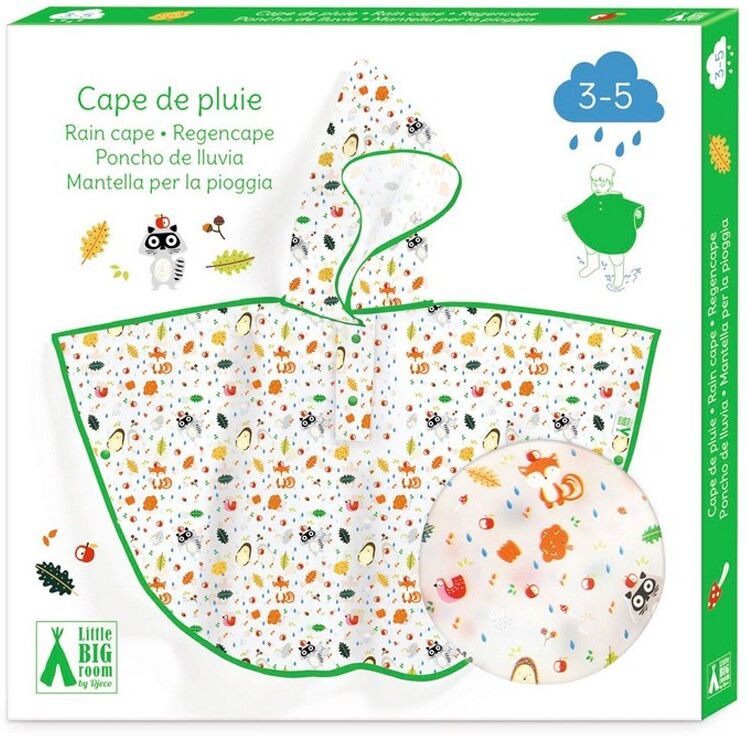 Cape de pluie Sous-bois taille S - Djeco