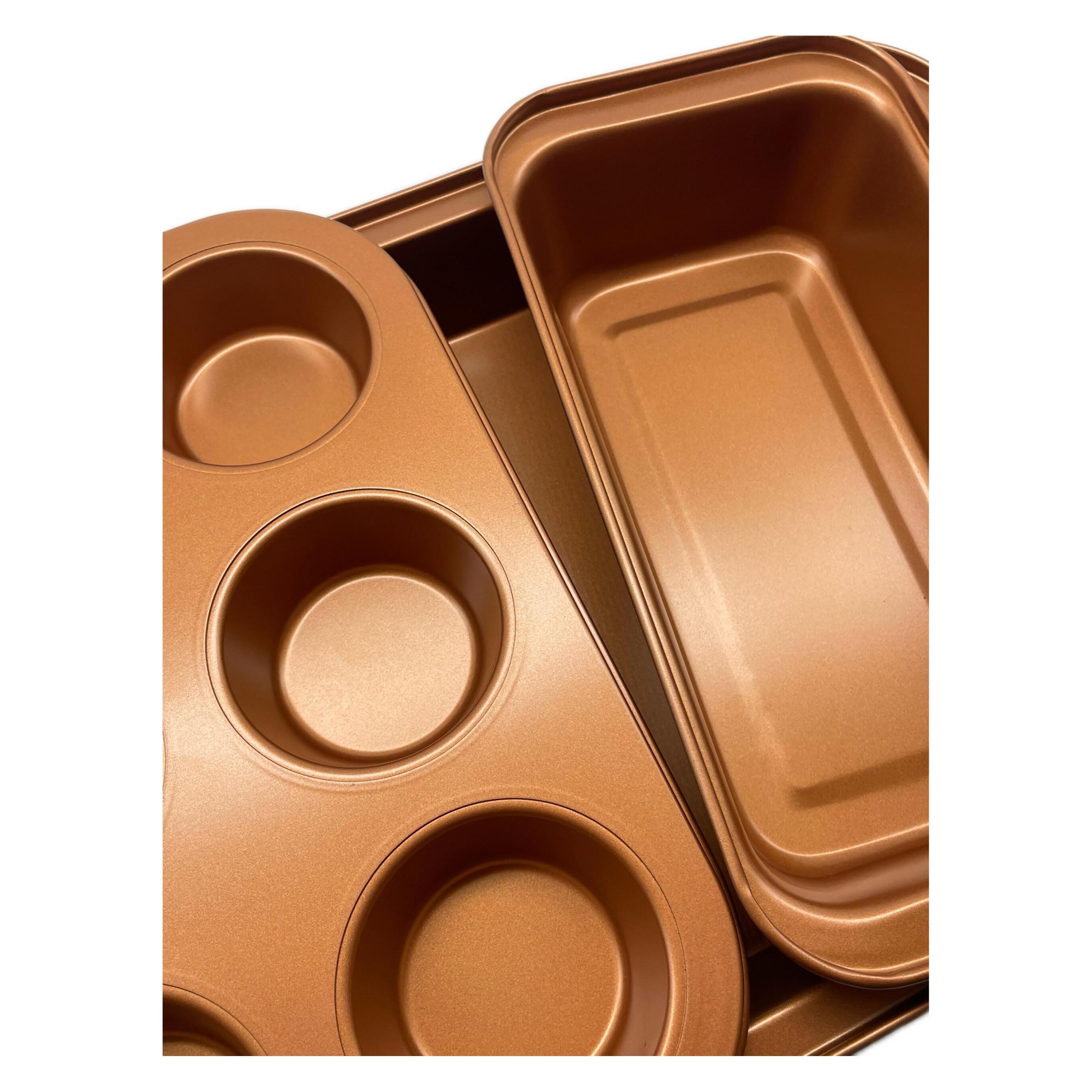 Relaxdays 3-teiliges Backformen Set (4052025515355)