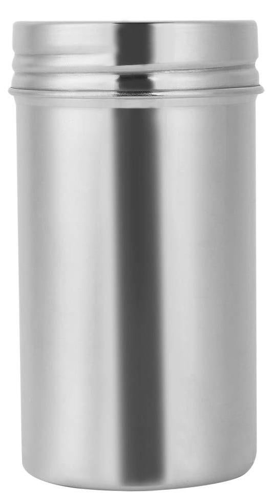 Dripio RVS voorraadbus, 420 ml, luchtdicht, zilverkleurig