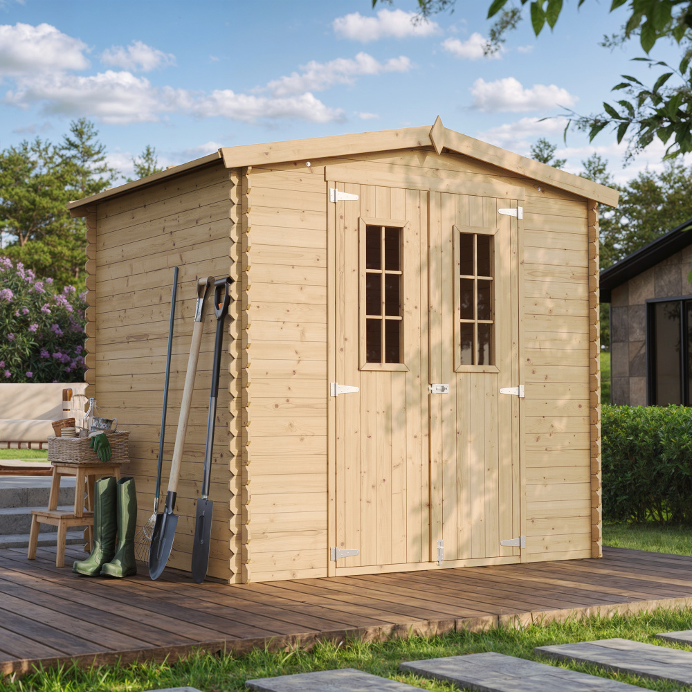 Holzhaus Gartenhaus TIMBELA M369C - B236xL226xH218 cm/ 4.33 m2
