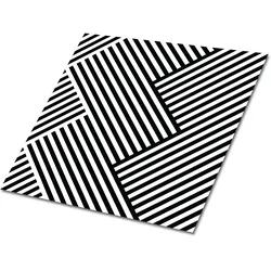 FLIESENAUFKLEBER 9 Stück 30x30 cm selbstklebend Geometrische Linien