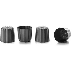 IBILI 4 Moka-Formen mit Rillen - 828800