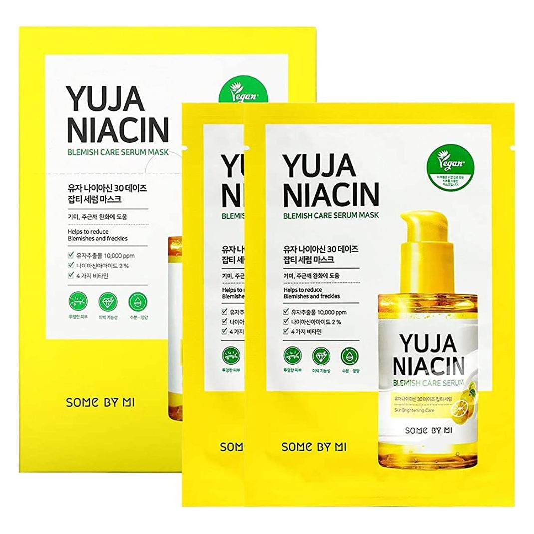 Some By Mi Yuja Niacin 30Days Blemish Care Serum Mask (25 g) (SOME BY MI)