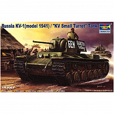 Trumpeter - Russischer KV-1 Modell 1941 Small Turret - 1:35 - 235 Teile 307531