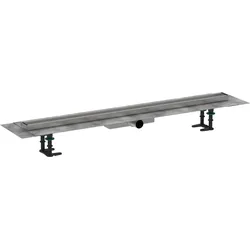 hansgrohe RainDrain Compact Komplettset Duschrinne 1000, befliesbar, für flache Installation, 56171000