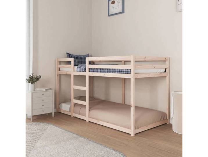Lit jeune Contemporain Lit superposé 90x200cm bo Lit superposé - sans matelas - 90x200cm - Bois de pin massif @3836123 1524aff56m