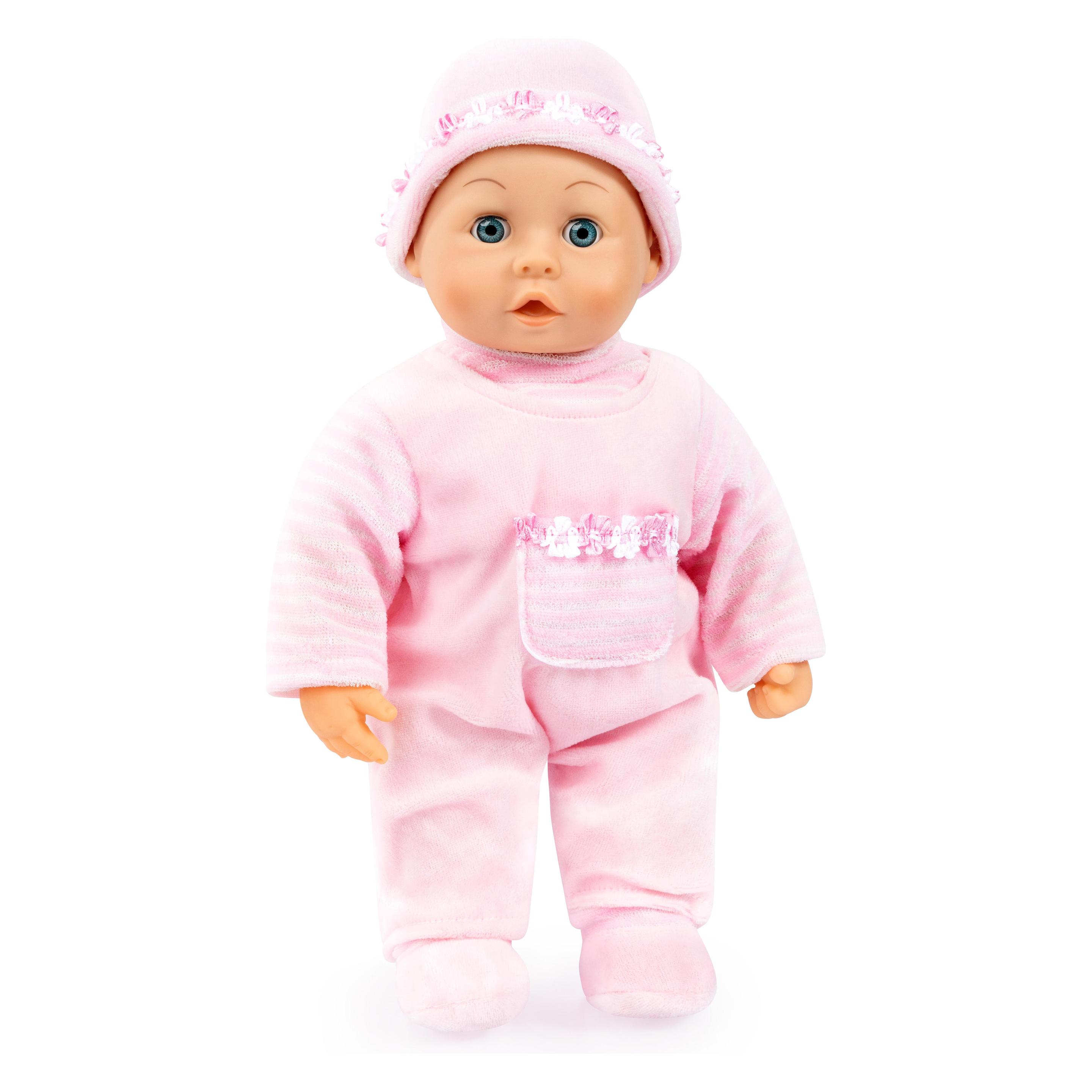 No Name Erste Worte Baby Pink Puppe mit Zubehör (18m+)