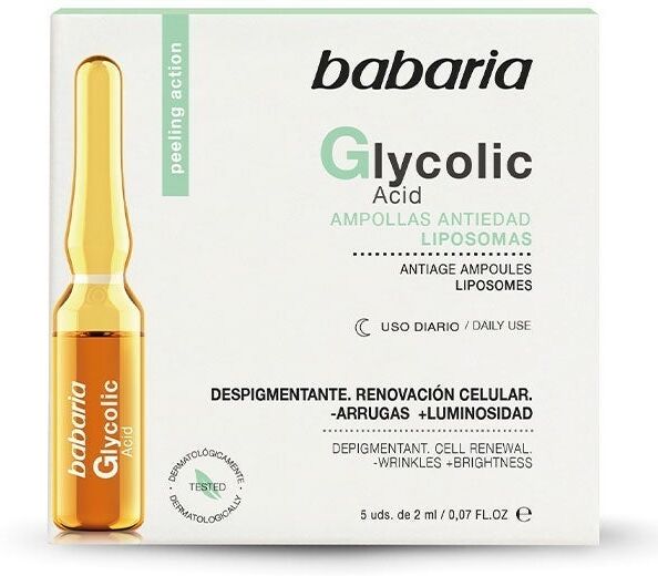 BABARIA Ampollas Ácido Glicólico