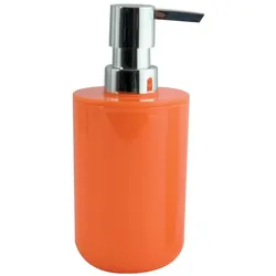 MSV Seifenspender "Inagua" Flüssigseifen-Spender, Fassungsvermögen 7 x 7 x 16 cm - Orange