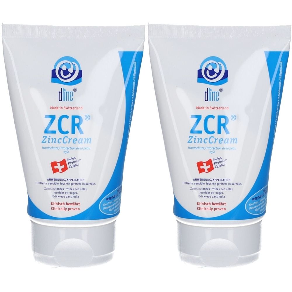 D-Line Rauscher Zinkcreme 1 50G x2 2x50 g Zahncreme