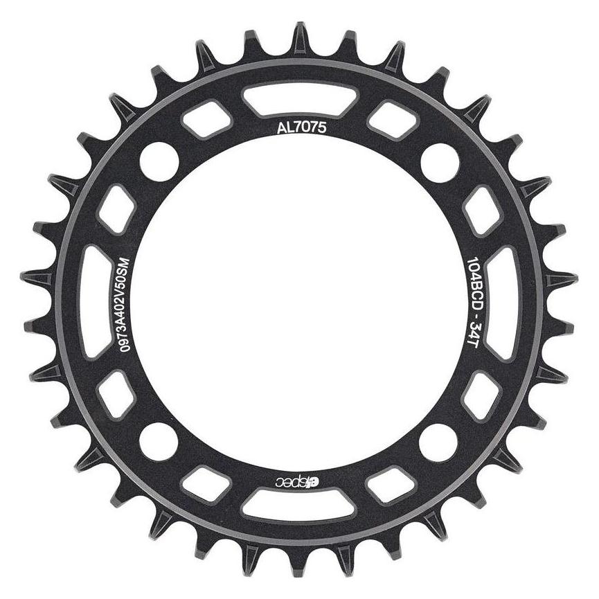 e*13 Helix e*spec Kettenblatt, 34 Z., 104 BCD, 4-Loch, black (34) (47654870)