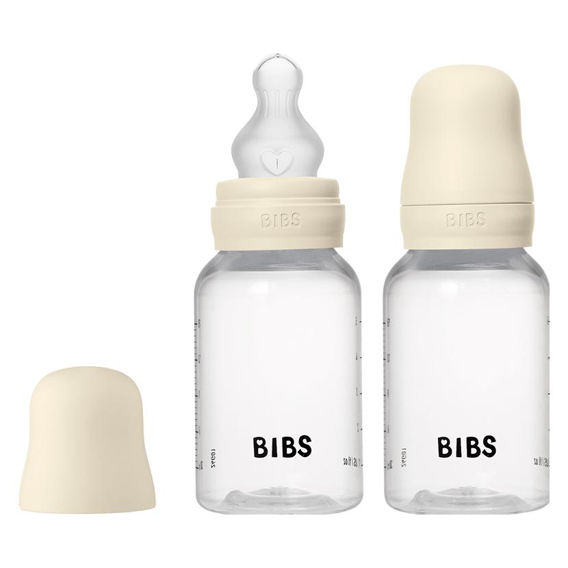 Bibs - Baby Bottle Round Silicone 2 Pack - Ivory - 150 ml (150 ml) (51161216)