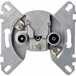 Merten Durchgangsdose, Modem, Sat/BK, 2f, 10dB/860, 10dB/2150, 2,5dB/860, 3,5dB/2150, 4-2400MHz
