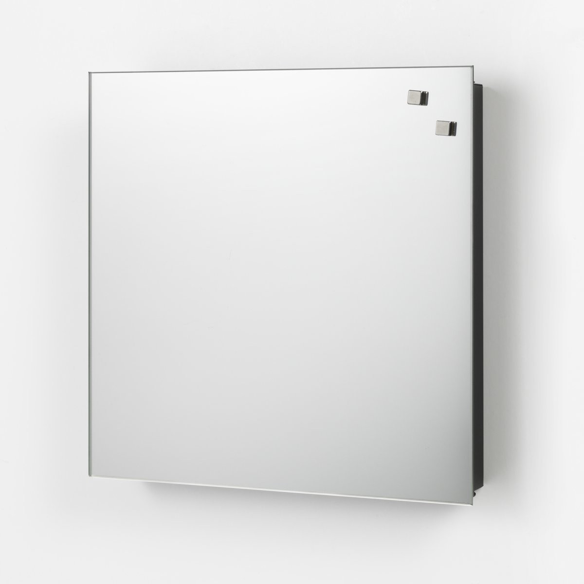 Naga Sleutelkast met Magnetische Glazen Spiegeldeur - Zwart - NA-15660