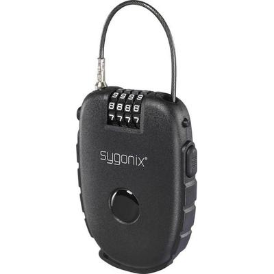 Sygonix Kabelschloss Black Zahlenschloss