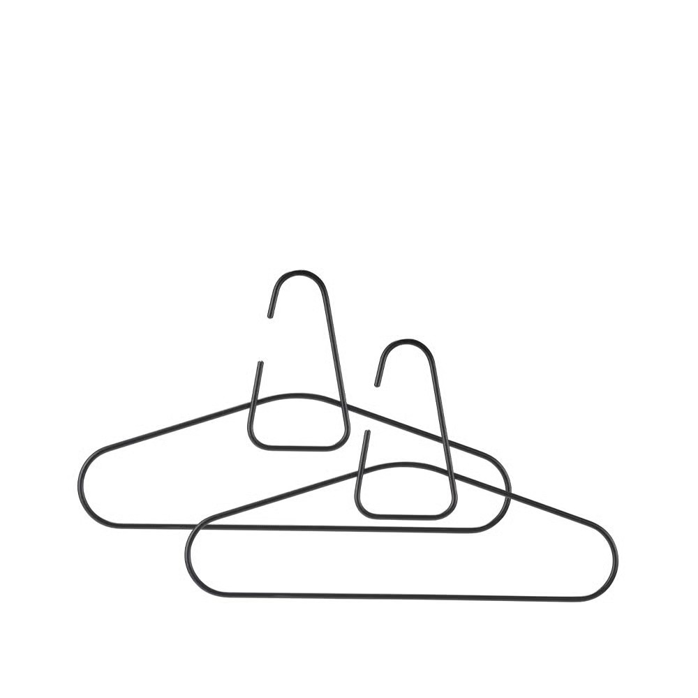 Zone Denmark A-Hanger kledinghanger black, 2-pack