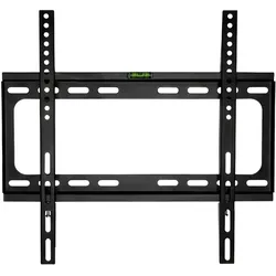 Avizar TV Wandhalter 32" bis 65" mit Wasserwaage (Wand, 32" - 65"), TV Wandhalterung, Schwarz