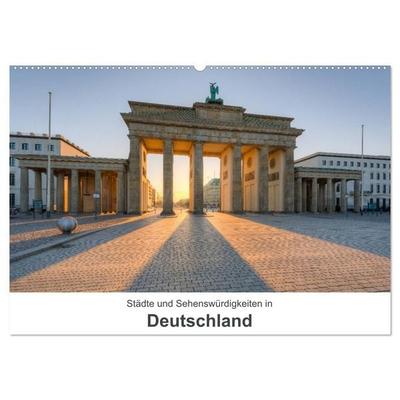 Städte und Sehenswürdigkeiten in Deutschland (Wandkalender 2027 DIN A2 quer), CALVENDO Monatskalender