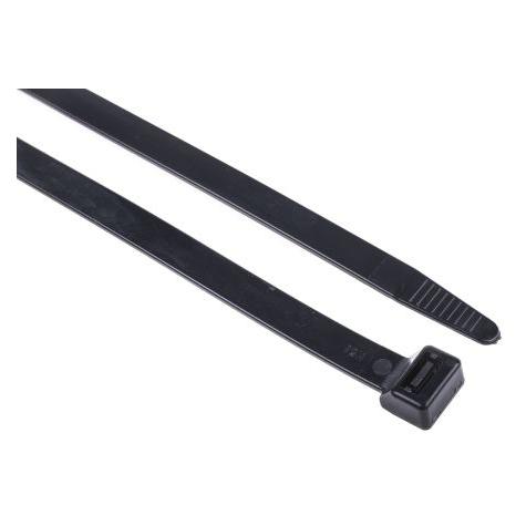 RS PRO Cable Tie 550x12.7 Black flame retardant (Kunststoffkabelbinder, 550 mm, 100 Stk.) (8111754)