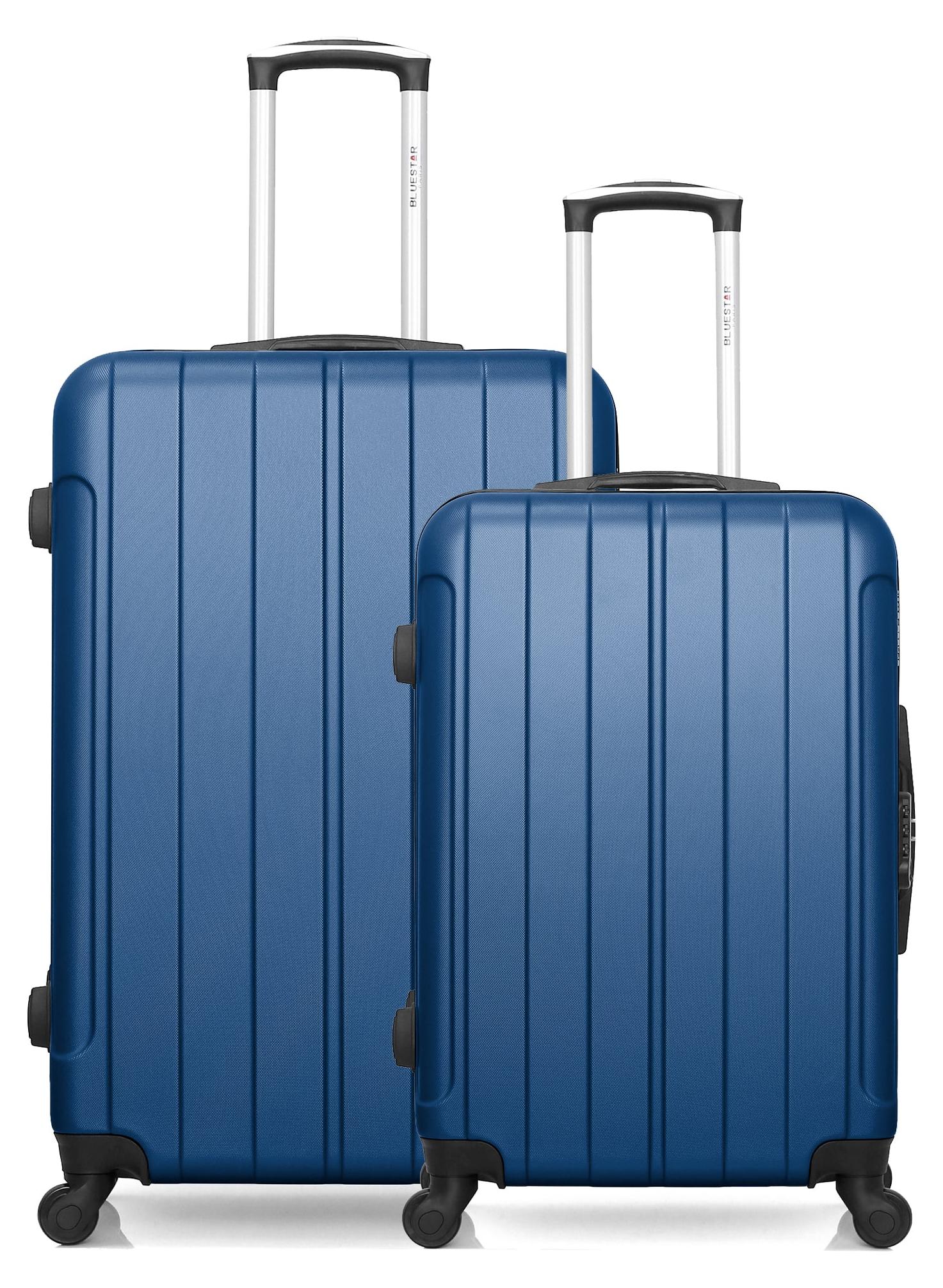 BLUESTAR - 2er-Set aus einem großen Koffer und einem Wochenendkoffer NAPOLI -