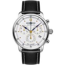 Zeppelin 9586-1 Herren-Armbanduhr Barcelona Chronograph mit Lederband