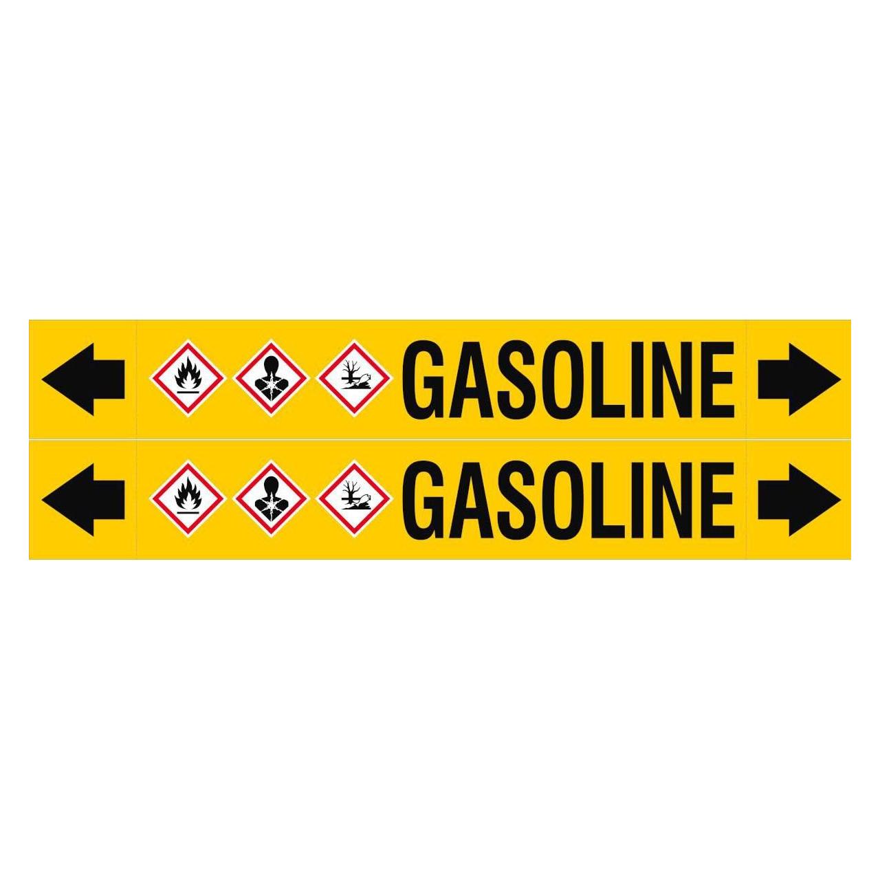 Brady ASME - Rohrmarkierer - Gasoline (ASMEPM-50X345MM-GASOLINE)