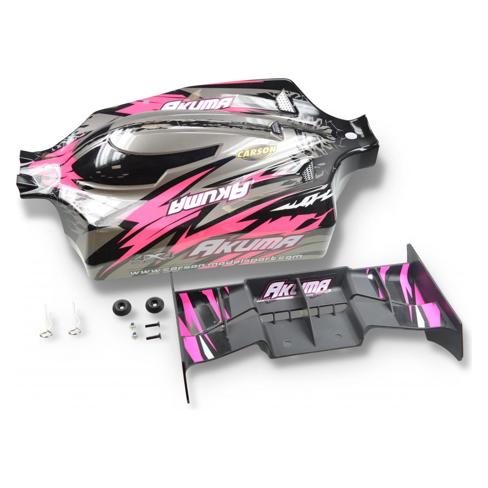 Carson 1:8 Karosserie-Set Akuma pink/grau (500801040)