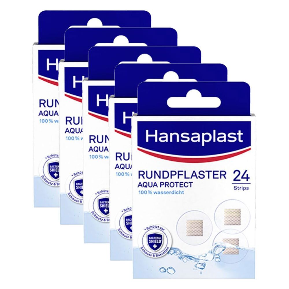 Hansaplast Aqua Protect Rundpflaster 5x 5x24 St Pflaster