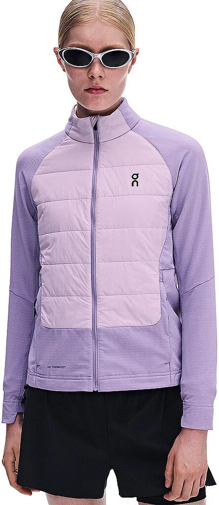 ON Damen Laufjacke Weather Hybrid Run beere   S W