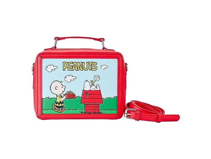 Loungefly Peanuts Charlie Brown Lunchbox Crossbody Bag
