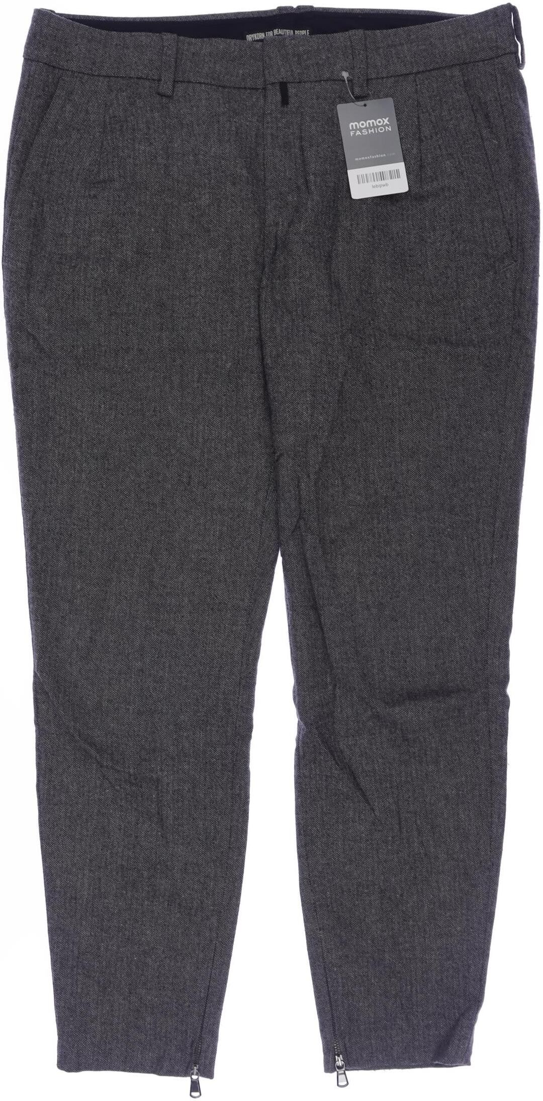 Drykorn Damen Stoffhose, Grau, Gr. W29, Viskose / Synthetik / Wolle / Seide / Baumwolle - Second Hand