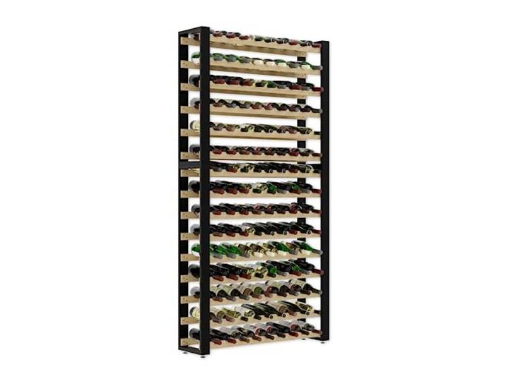 Lenmar Serie RW Weinregal aus Holz für Flaschen, Kellerregal LOFT 135, 204 x 104 x 27, 135 Flaschen