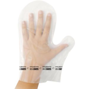 Franz-Mensch Einmalhandschuhe Fäustling Coex, 100 Stück, PE, puder- & latexfrei, lebensmittelecht, Universalgröße