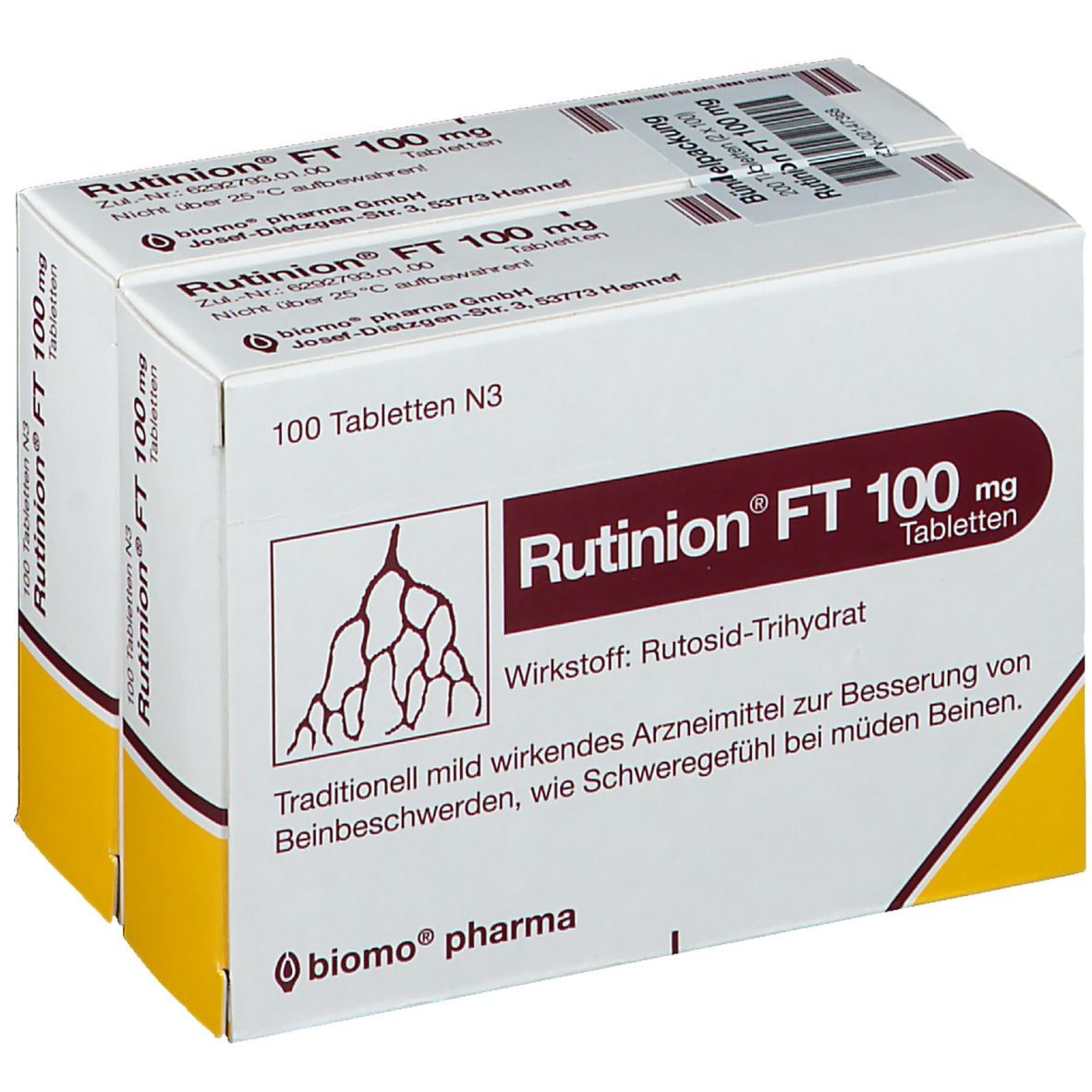Rutinion FT 100 mg Tabletten 200 St
