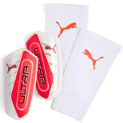 PUMA Ultra Flex Sleeve Schienbeinschoner 11 - PUMA white/ultra red S