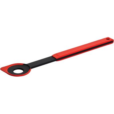 Kochlöffel WOLL "Cook it", rot, B:6cm H:1,5cm, Kunststoff, Silikon, Kochlöffel, Kochlöffel, aus hochwertigem Kunststoff und Silikon