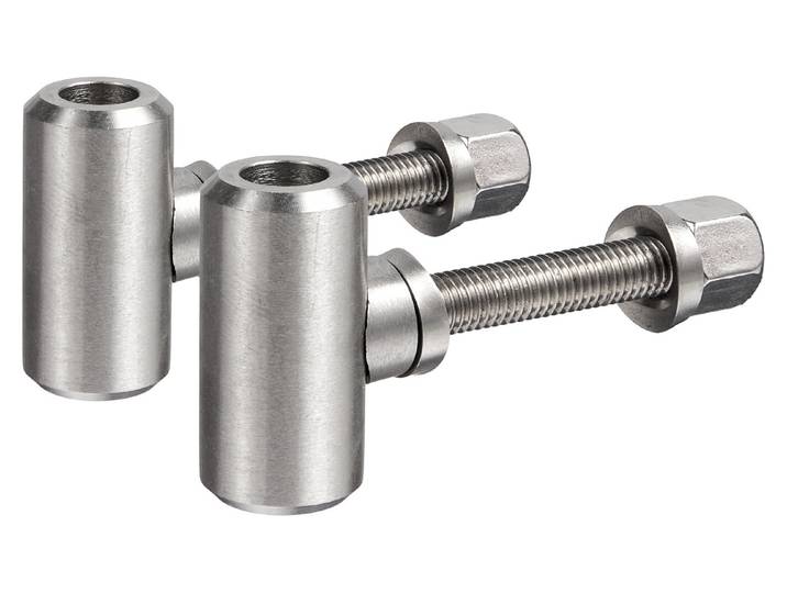 Dieda Rundstabhalter V2A 10 mm 2 Stück