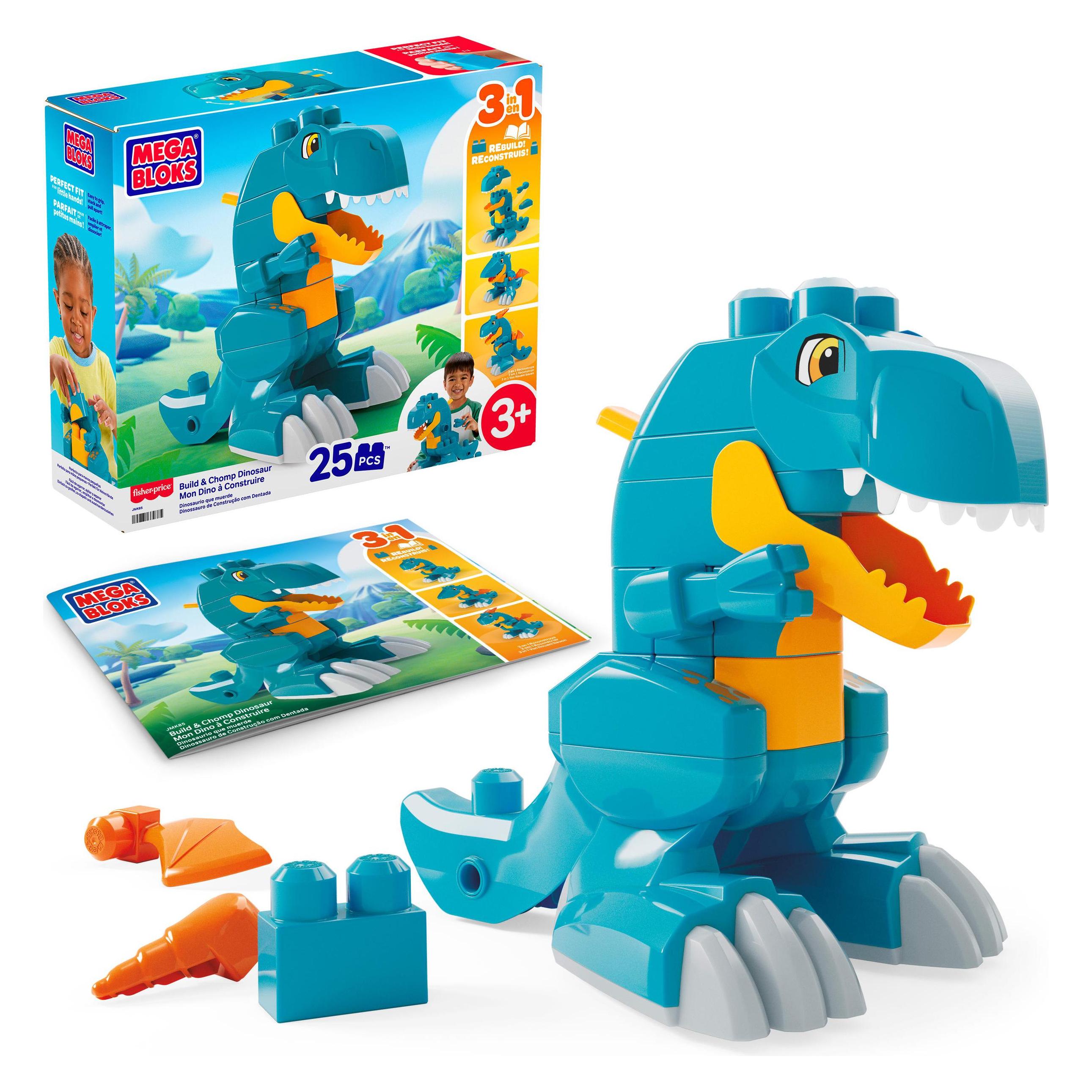 0 MEGA BLOKS Bau- und Beiss-Dino (JMK85)