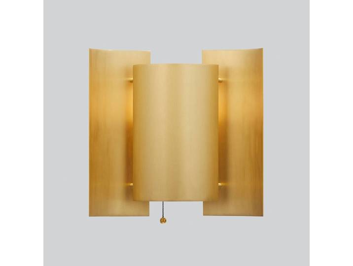 Design wandlamp Butterfly, dimbaar, messing / goud, Woon-/ Eetkamer, Messing, Design, Wandlamp design