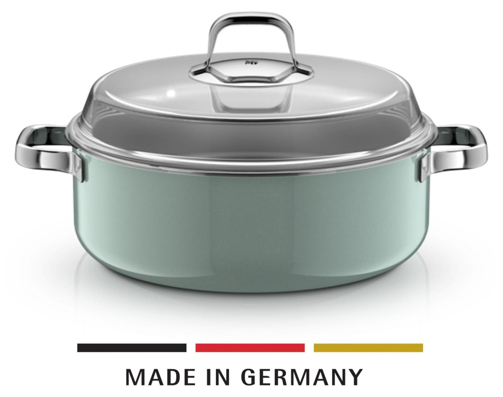 WMF FT Mineral Pro braadpan met deksel, 28 cm, Eucalyptus Haze