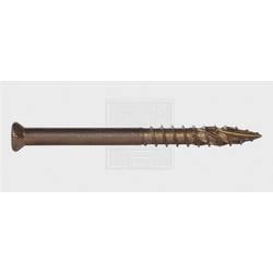 SWG 1811556210 Terrassenschrauben 5.5 mm 60 mm T-Profil Edelstahl A2 thermisch gebräunt 500 St.