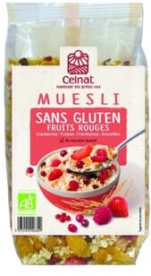 Celnat Muesli Sem Glúten Frutos Vermelhos Bio 375g Frutos Vermelhos