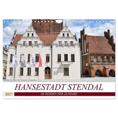 Hansestadt Stendal (Wandkalender 2027 DIN A4 quer), CALVENDO Monatskalender