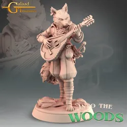 Kitsune Bard von Galaad Miniatures aus Heroes Bundle