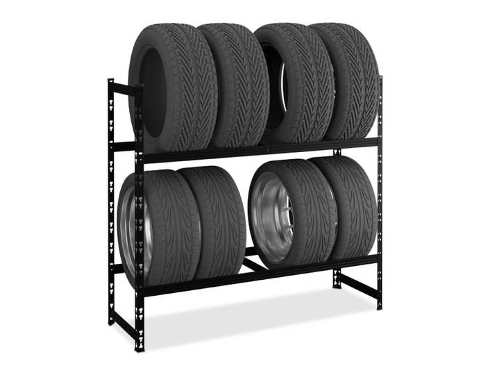 Relaxdays Rangement pour 8 pneus