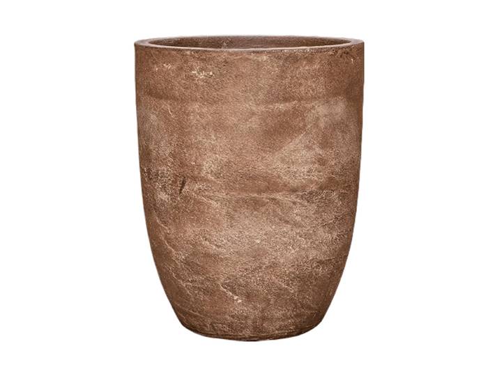 Hochwertiger In- & Outdoor Blumentopf „Alger Partner“, verschiedene Grössen Braun Baq Design