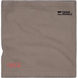 Mons Royale, Unisex, Sturmhaube + Halsschlauch, Pileup Wool Fleece, Braun, One Size